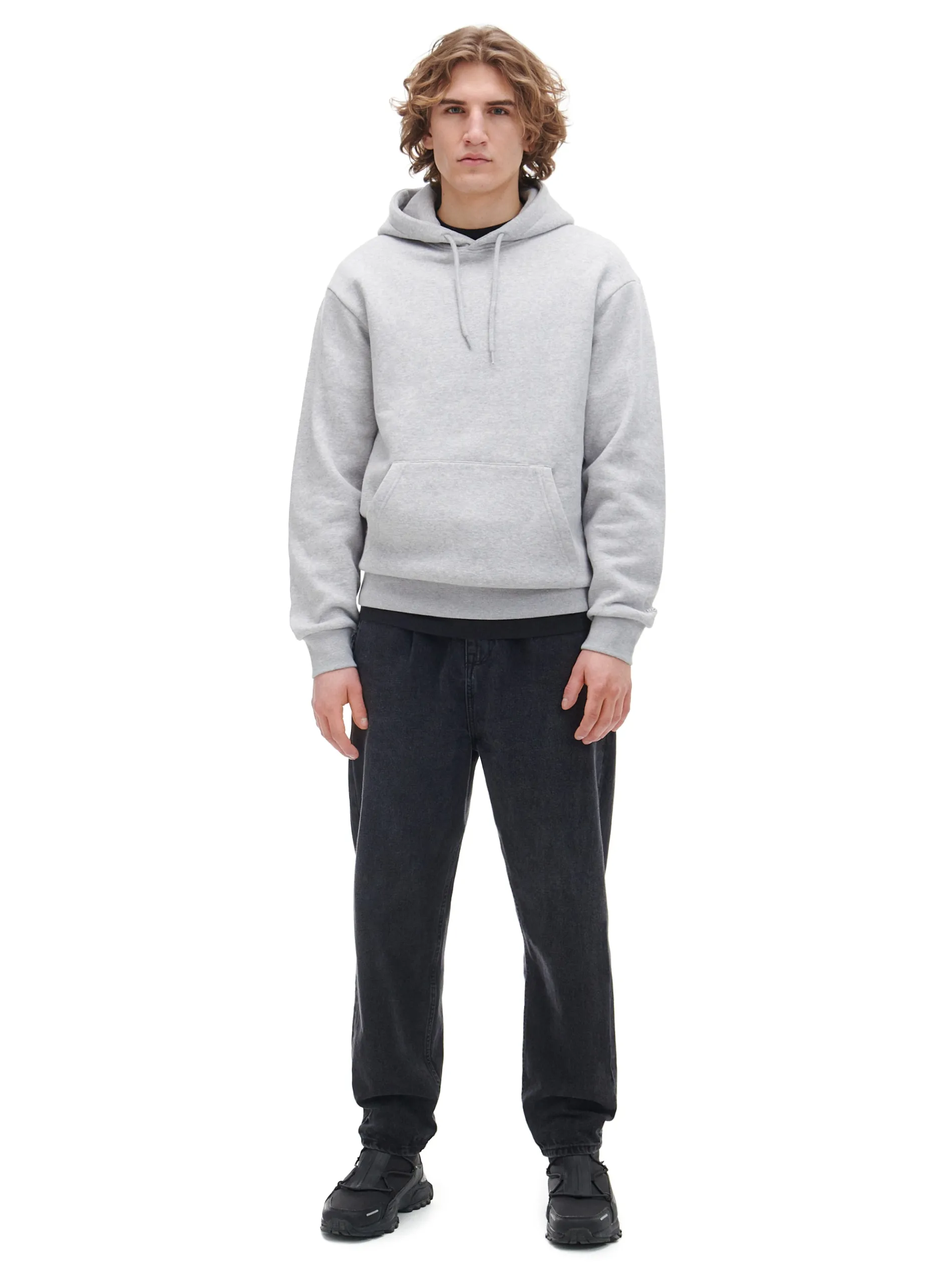 Cropp Bluzy|Sety*Jasnoszara bluza z kapturem