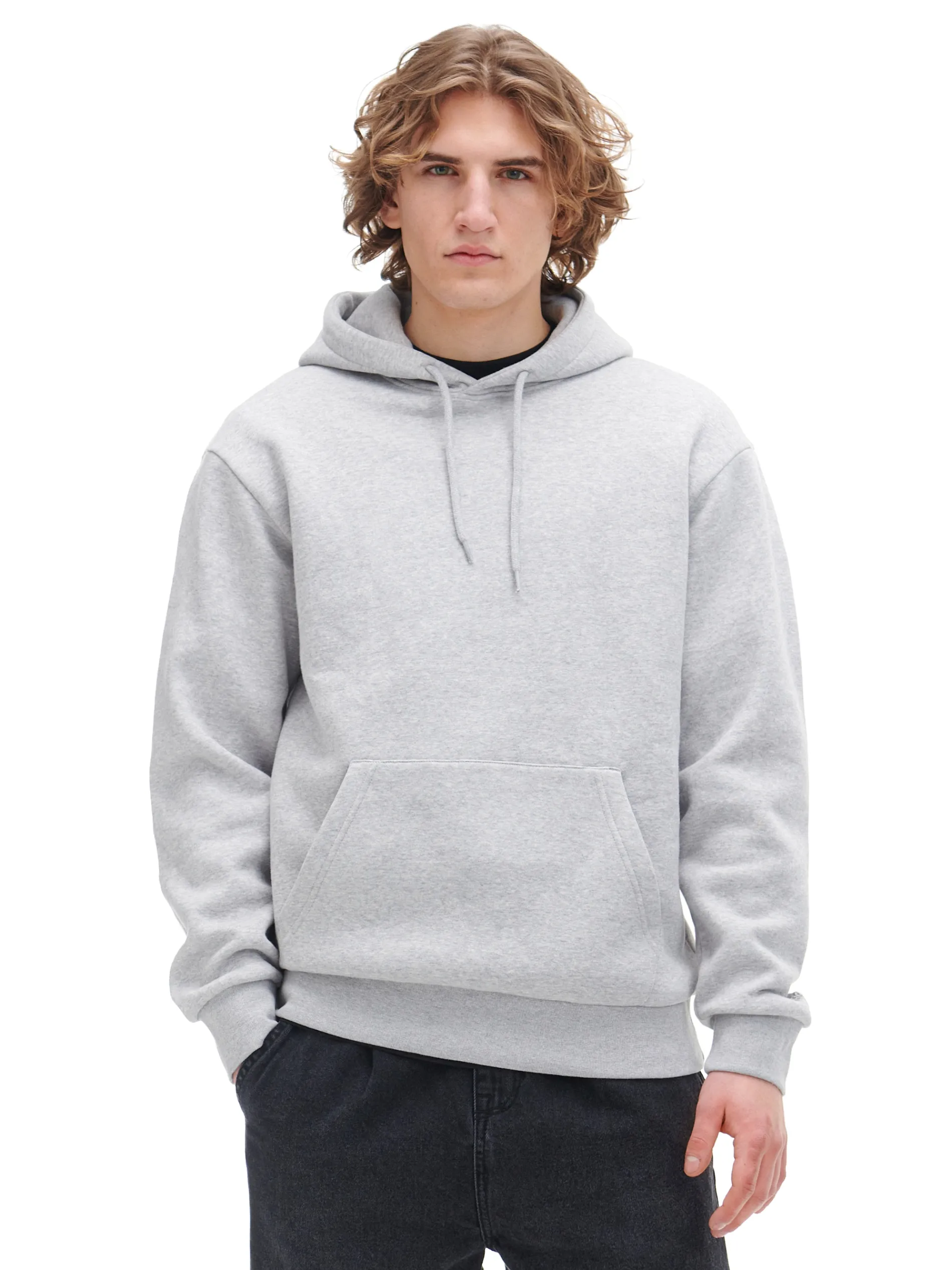 Cropp Bluzy|Sety*Jasnoszara bluza z kapturem