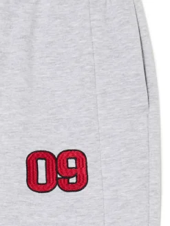 Cropp Spodnie|Sety*Jasnoszare dresowe joggery z naszywką