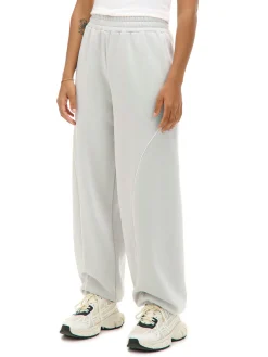 Cropp Spodnie*Jasnoszare dresowe joggery z naszywkami