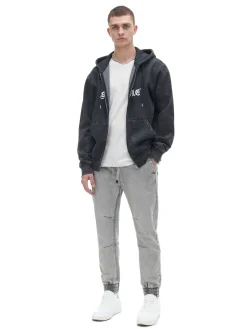 Cropp Jeansy*Jasnoszare jeansowe joggery chino