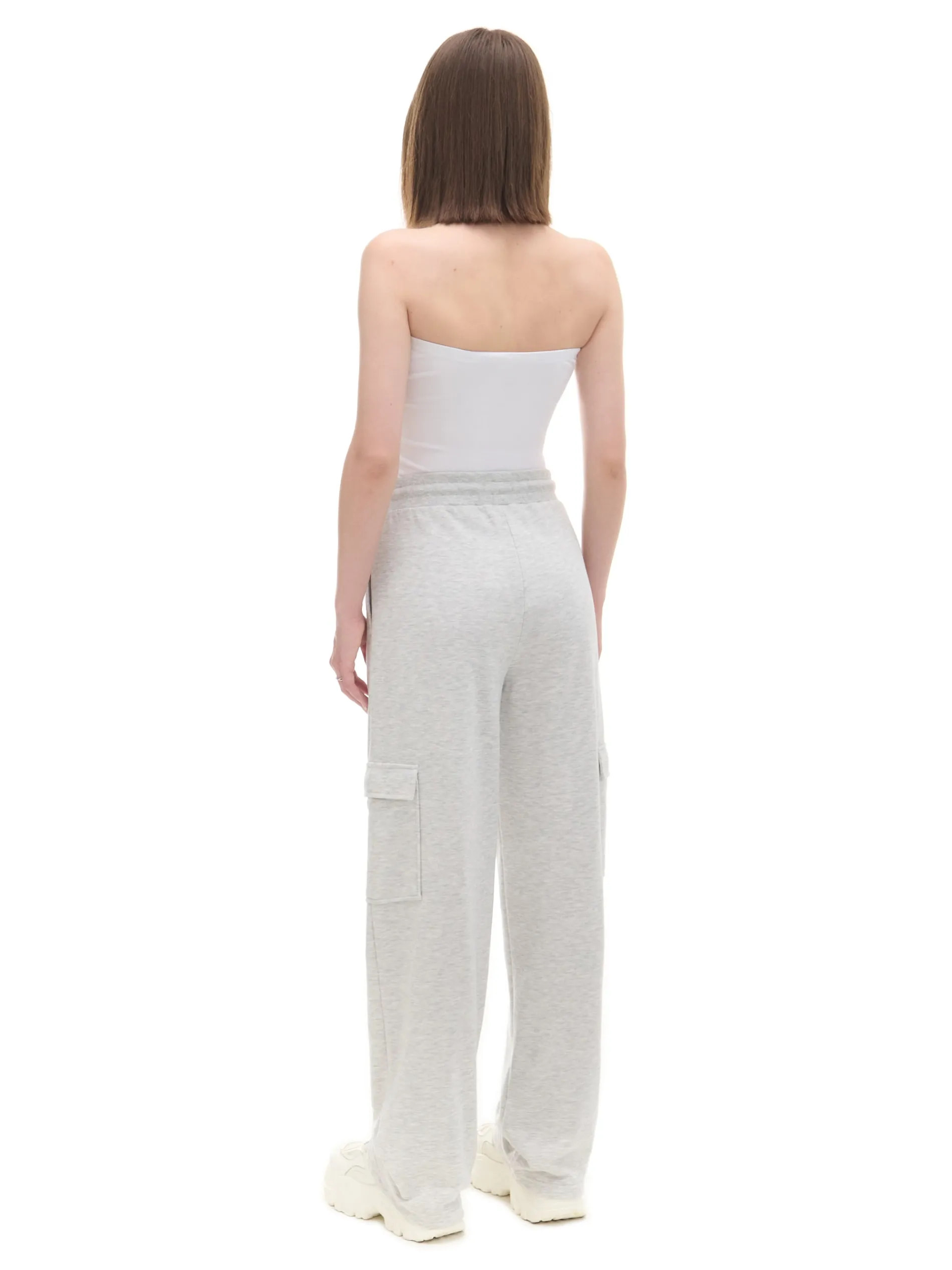 Cropp Spodnie*Jasnoszare spodnie dresowe