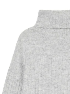 Cropp Swetry*Jasnoszary sweter z golfem