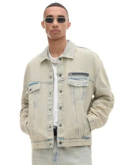 Cropp Denim|Sety*Jeansowa kurtka katanka oversize