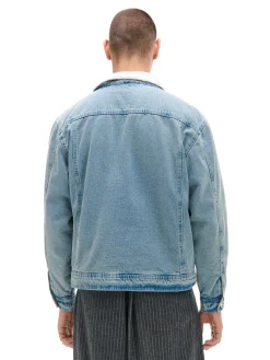 Cropp Kurtki, Płaszcze|Denim*Jeansowa kurtka sherpa