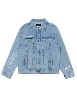 Cropp Kurtki, Płaszcze*Jeansowa kurtka z nadrukami