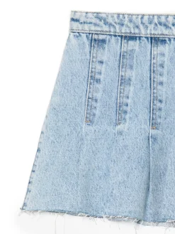 Cropp Spódnice*Jeansowa spódniczka z zakładkami