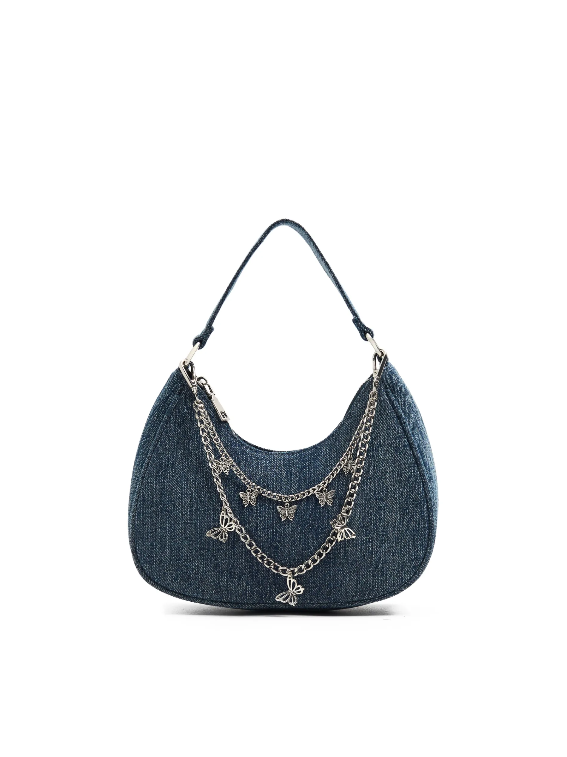 Cropp Torby, Plecaki*Jeansowa torebka z łańcuszkiem