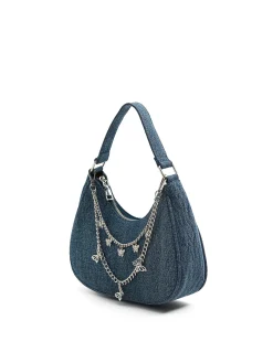 Cropp Torby, Plecaki*Jeansowa torebka z łańcuszkiem