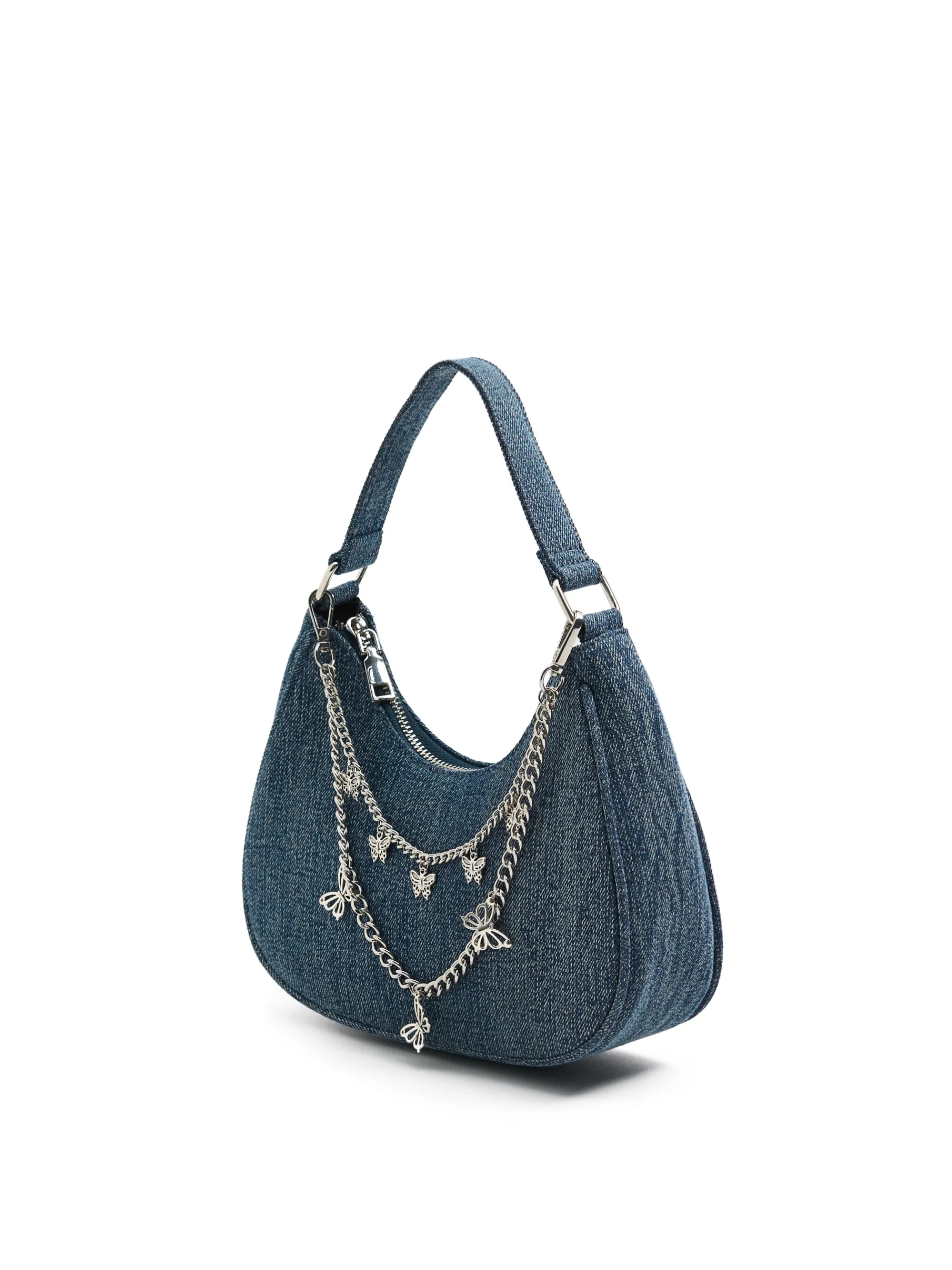 Cropp Torby, Plecaki*Jeansowa torebka z łańcuszkiem