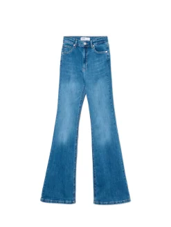 Cropp Jeansy*Jeansowe spodnie slim flare