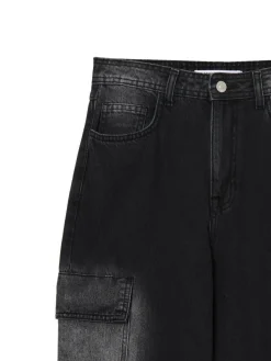 Cropp Jeansy*Jeansy baggy TALL z efektem sprania