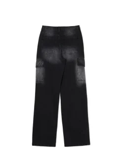 Cropp Jeansy*Jeansy baggy TALL z efektem sprania