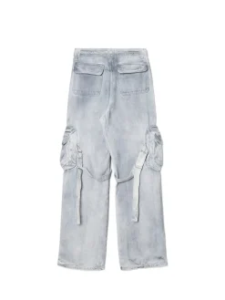 Cropp Jeansy*Jeansy baggy z efektem sprania