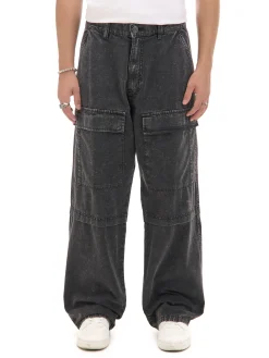 Cropp Baggy|Spodnie*Jeansy baggy z efektem znoszenia