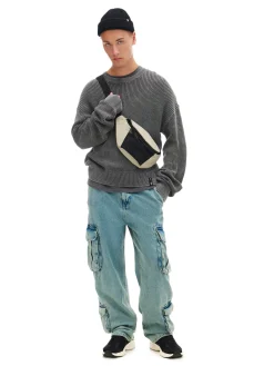 Cropp Jeansy|Baggy*Jeansy baggy z kieszeniami cargo