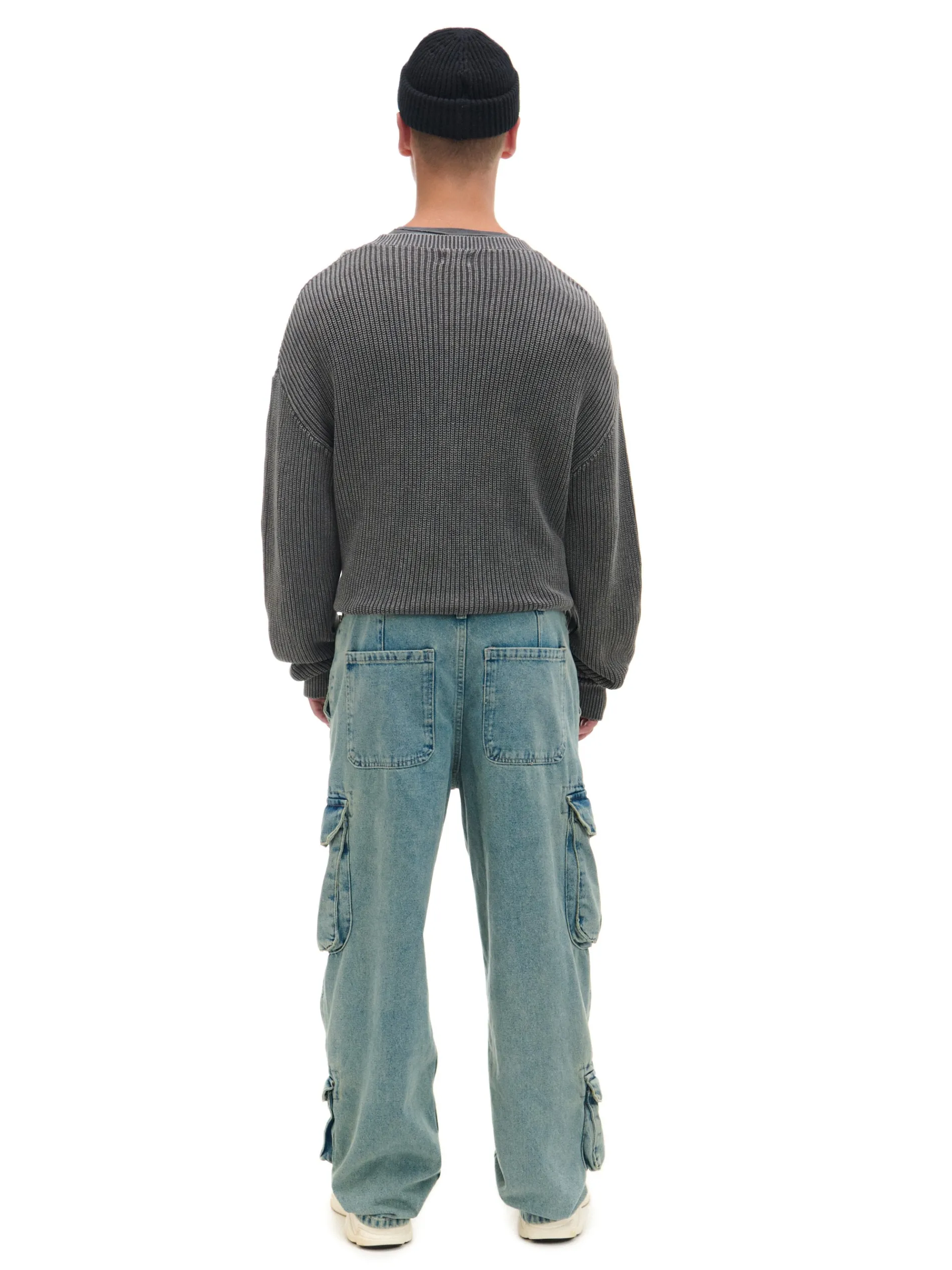 Cropp Jeansy|Baggy*Jeansy baggy z kieszeniami cargo