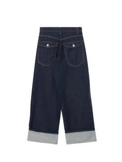 Cropp Jeansy*Jeansy baggy z podwiniętymi nogawkami