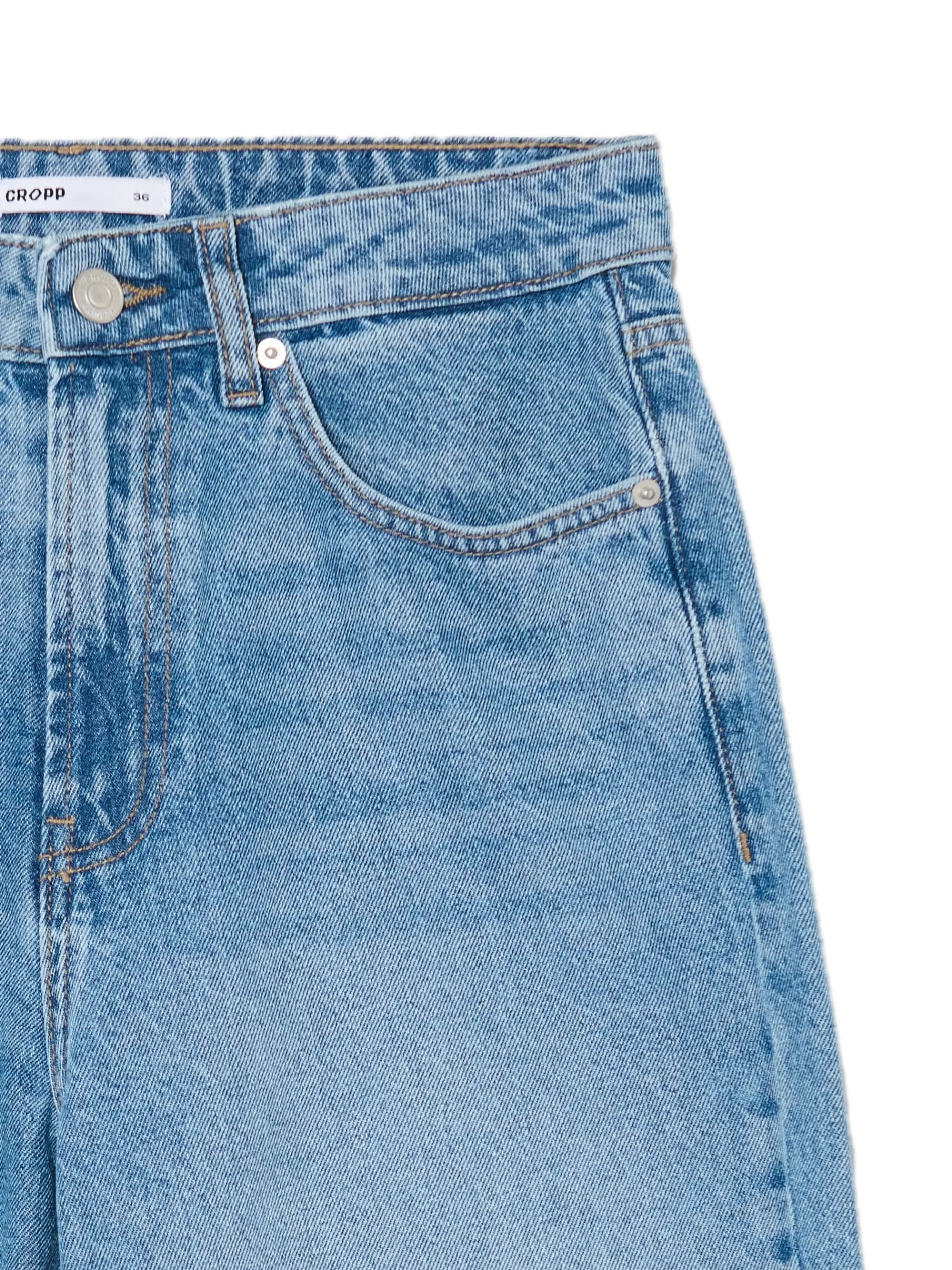 Cropp Jeansy*Jeansy mom z wysokim stanem