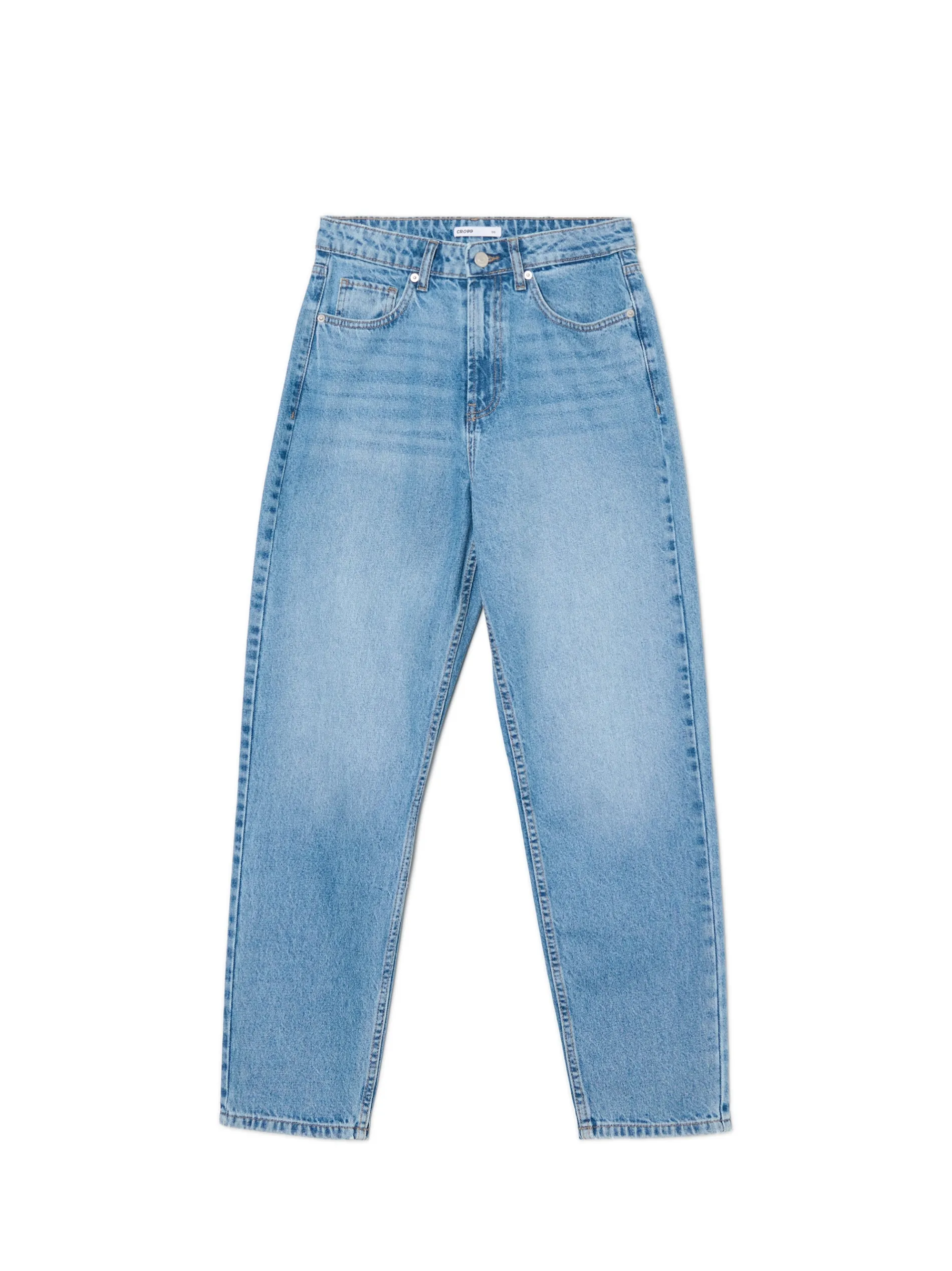 Cropp Jeansy*Jeansy mom z wysokim stanem