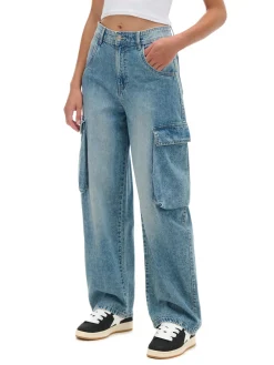 Cropp Jeansy*Jeansy skater z efektem sprania