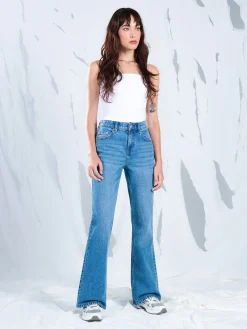 Cropp Jeansy*Jeansy skinny flare