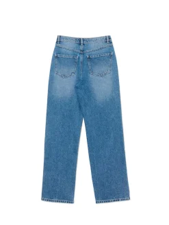 Cropp Jeansy*Jeansy straight z efektem sprania