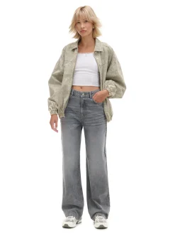 Cropp Jeansy*Jeansy straight z wysokim stanem