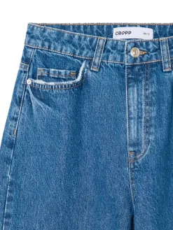 Cropp Jeansy*Jeansy straight z wysokim stanem