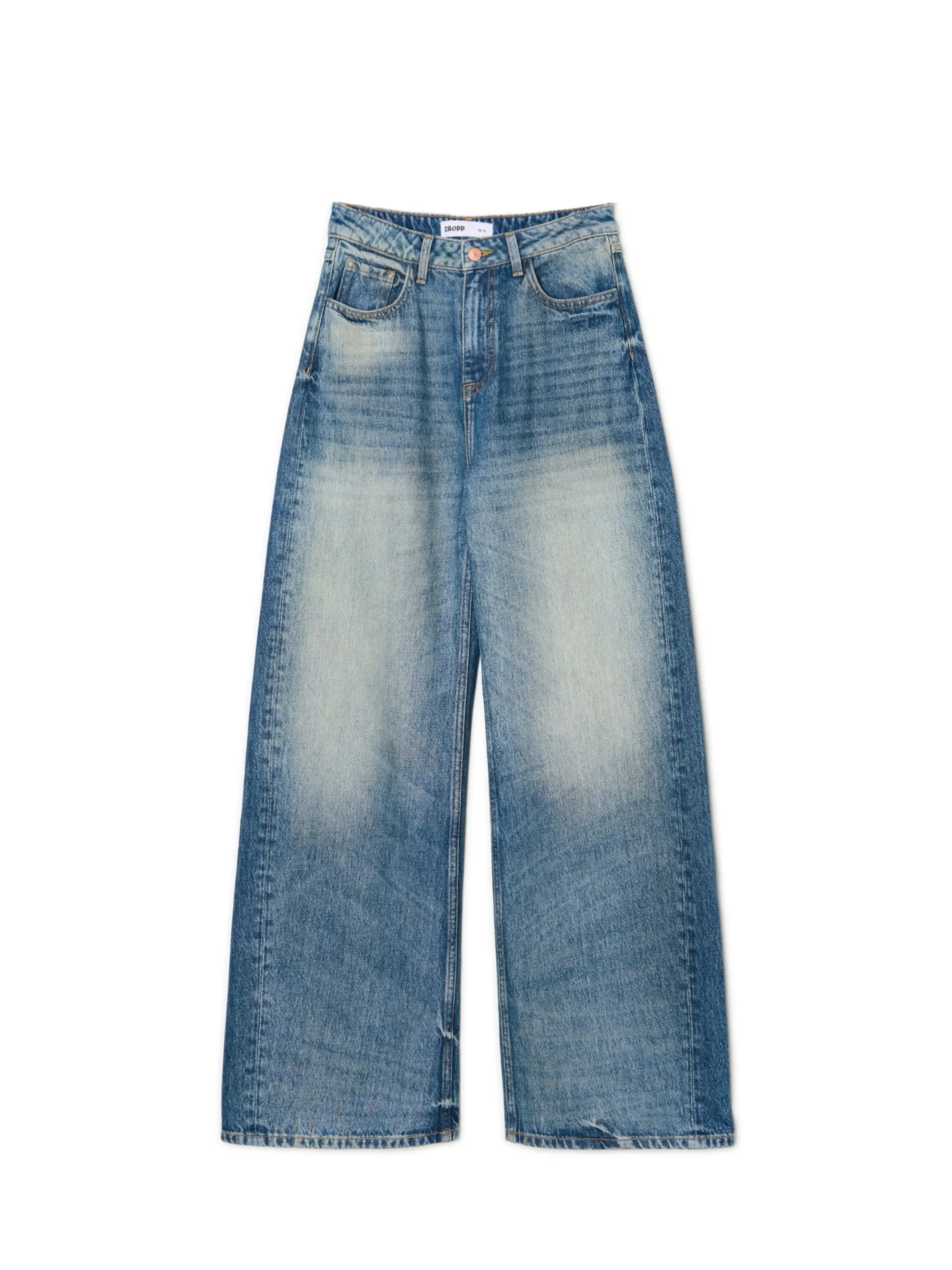 Cropp Jeansy*Jeansy wide leg typu barrel
