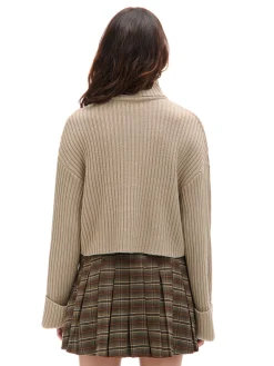 Cropp Swetry*Jesienny sweter oversize z golfem