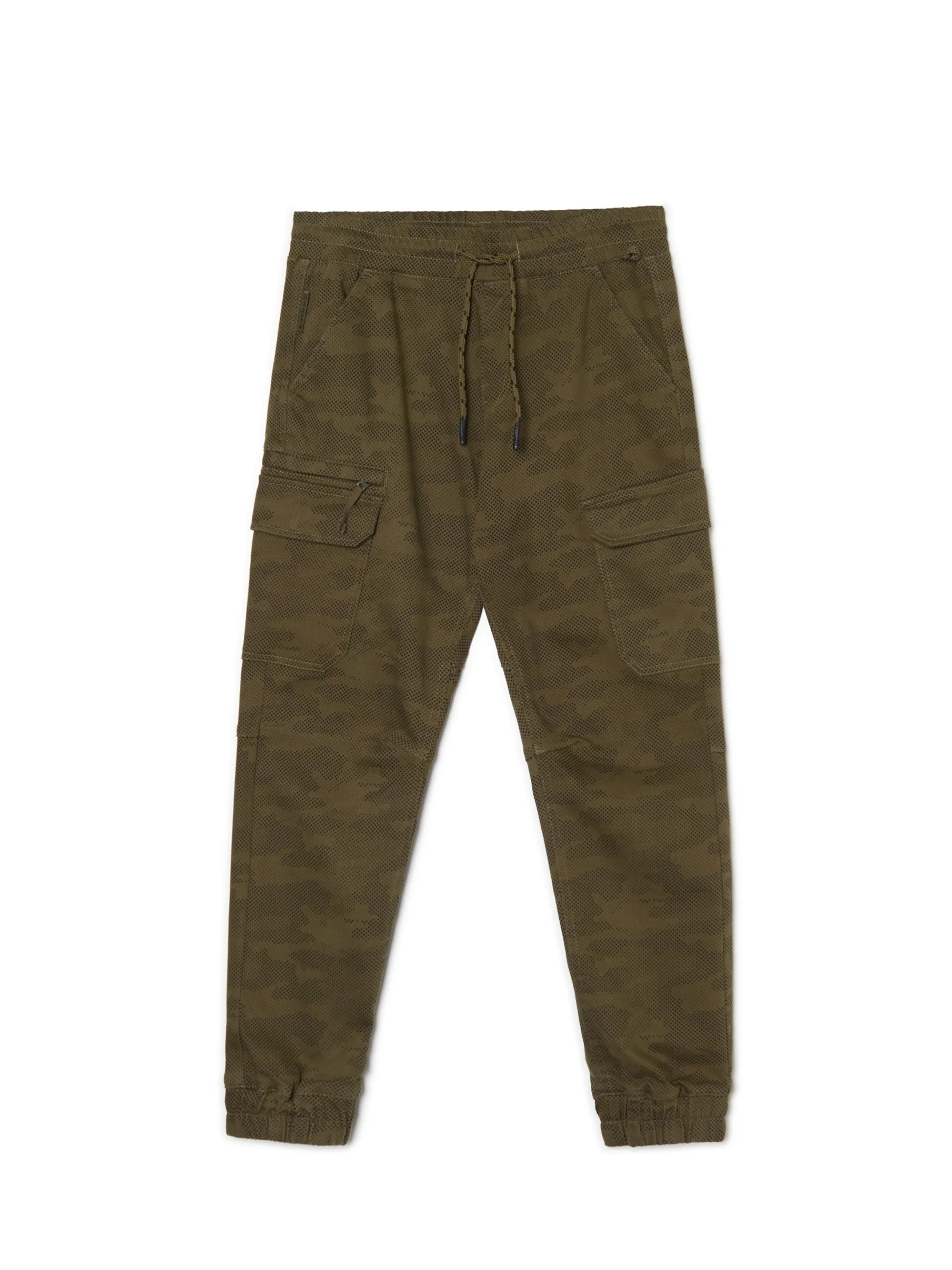 Cropp Spodnie*Joggery cargo z nadrukiem camo