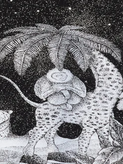 Cropp Koszule, Bluzki*Koszula oversize z artystycznym nadrukiem