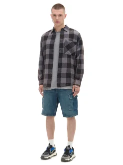Cropp Koszule*Koszula w kratę z kieszonką