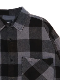 Cropp Koszule*Koszula w kratę z kieszonką