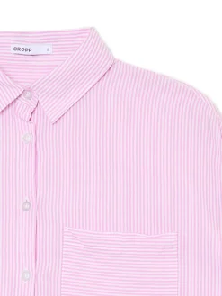 Cropp Koszule, Bluzki*Koszula w różowe paski