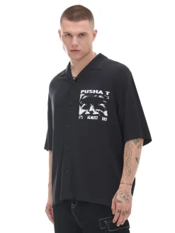 Cropp Koszule*Koszula z nadrukiem Pusha T.