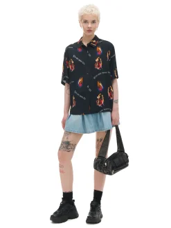 Cropp Koszule, Bluzki*Koszula z nadrukiem z różami