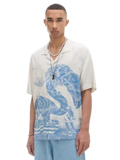 Cropp Koszule*Koszula z wiskozy ze zwierzęcym motywem