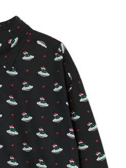 Cropp Ubrania Świąteczne|Koszule*Koszula ze świąteczną inwazją obcych