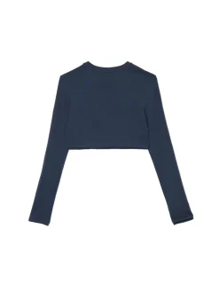 Cropp Koszulki, Topy*Koszulka longsleeve z uśmiechniętym nadrukiem