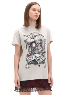 Cropp Koszulki, Topy*Koszulka oversize Miasteczko Halloween