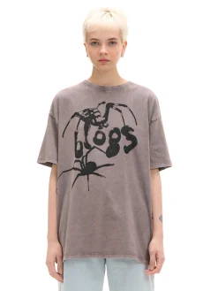 Cropp Koszulki, Topy*Koszulka oversize z nadrukiem