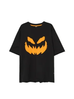 Cropp Koszulki*Koszulka z haftem Halloween
