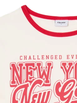 Cropp Koszulki, Topy*Koszulka z kontrastowym wykończeniem