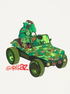Cropp Koszulki*Koszulka z nadrukiem Gorillaz