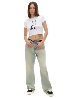 Cropp Koszulki, Topy*Koszulka z nadrukiem królika