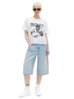 Cropp Koszulki, Topy*Koszulka z nadrukiem Myszki Miki