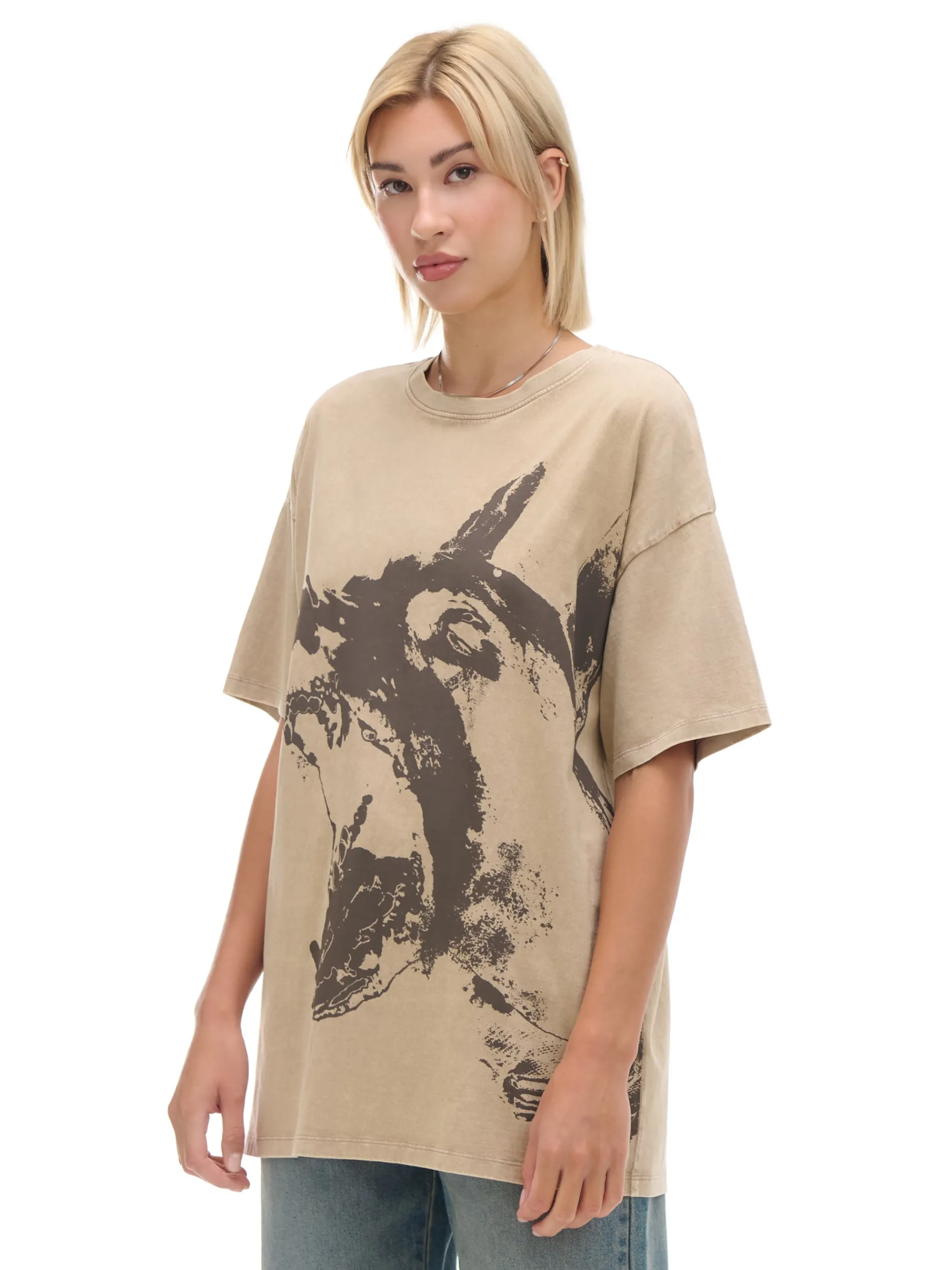 Cropp Unisex|Unisex*Koszulka z nadrukiem psa UNISEX