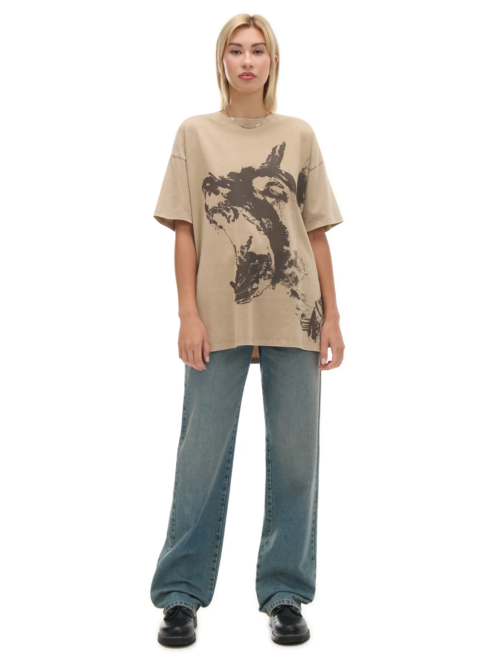 Cropp Unisex|Unisex*Koszulka z nadrukiem psa UNISEX